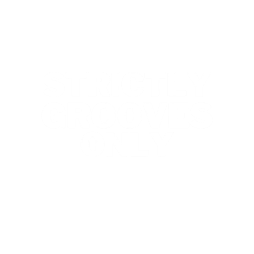 Introducing Strictly Grooves Only: Streetwear For The Groovers.