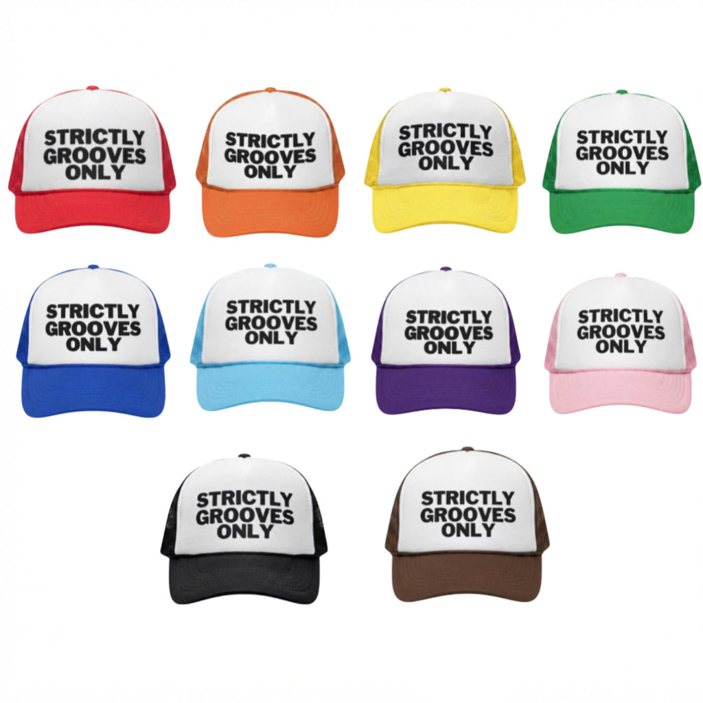 STRICTLY GROOVES ONLY TRUCKER HAT