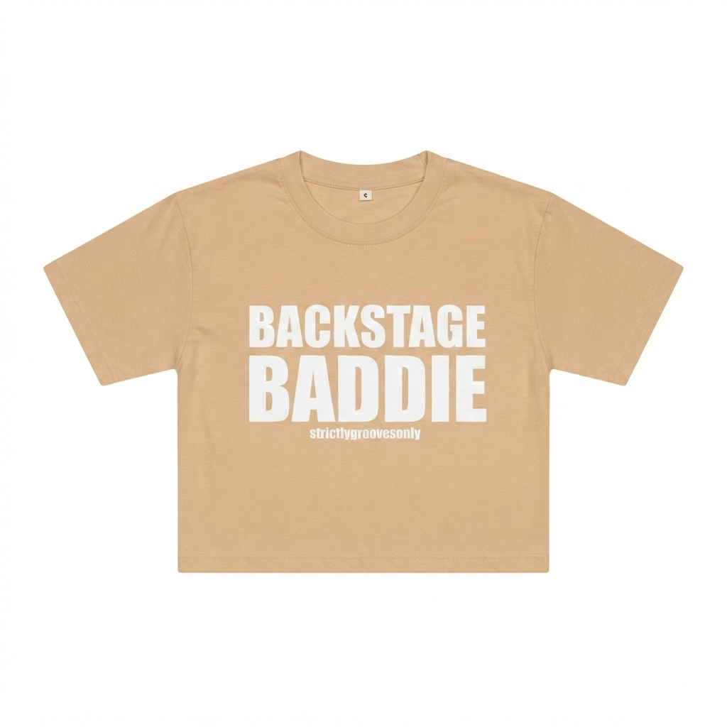 BACKSTAGE BADDIE BABY TEE