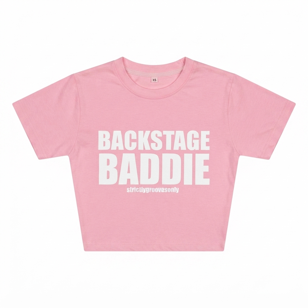 BACKSTAGE BADDIE BABY TEE